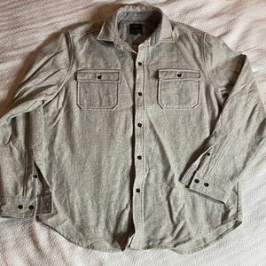 F/X Fusion men’s button down Large. Reinforced elbows wool blend.